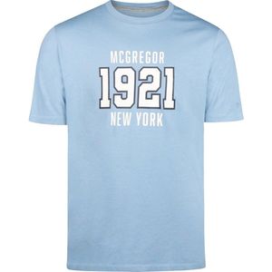 McGregor T-shirt T Shirt Mm242 1101 02 2005 Sky Blue Mannen Maat - XXL