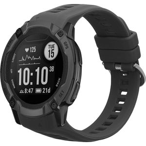 kwmobile horlogebandje geschikt voor Garmin Instinct 2S polsband - Smartwatch bandje van TPU - Activity tracker horloge band in grijs