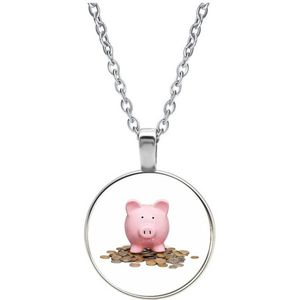 Ketting Glas - Spaarvarken