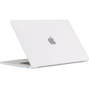 Mobigear Laptophoes geschikt voor Apple MacBook Air 15 Inch (2023-2024) Hoes Hardshell Laptopcover MacBook Case | Mobigear Matte | Doorzichtig Hoesje MacBook Air 15 Inch (2023-2024) - Transparant - Model A2941