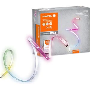 Smartes LED Lichtband - 1 Meter Länge, Lichtfarbe änderbar (2700-6500K), RGB Farben änderbar, IP20 Schutzart
