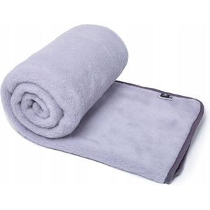 Wollen Deken 100% Premium Merino Wol Fluweelzacht - OnceDoce® 470 g/m² Ademend en Heerlijk Warm – SLATE GREY - Wasbaar - 180x200cm