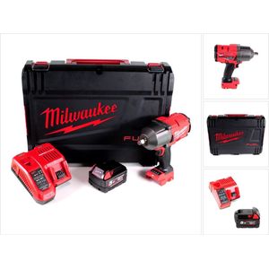 Milwaukee M18 FHIWF12-501X accu-slagmoersleutel 1/2"" 18 V 1356 Nm + 1x accu 5,0 Ah + lader + HD box