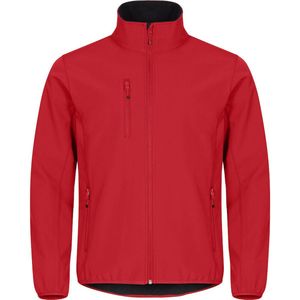 Clique Classic Softshell Jacket Rood maat 3XL