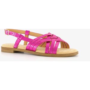 Blue Box metallic dames sandalen fuchsia roze - Maat 37