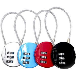Titel aanpassing: 4 Stuks Combination Padlock 3 Cijferige Kleine Coded Padlocks Beveiliging Combinatieslot Sleutelloos Resettable Padlocks voor Kasten Koffers.