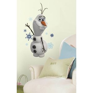 Disney Frozen Olaf the Snow Man - Muurornament - 14x27 cm - Multi