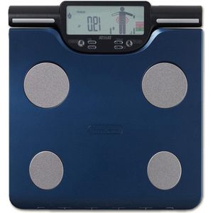 Segmentale lichaamssamenstelling Weegschalen - Lichaamsvet en Spiermassa meting - Dagelijkse calorie-inname met 10 metingen - Zwart