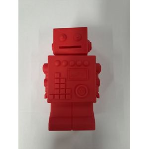 KG Design Spaarpot Robot - Rood