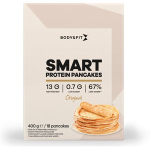 Body & Fit Smart Protein Pannenkoekenmix - Mix voor Eiwitrijke Pannenkoeken - 400 gram (1 Zak) - Original