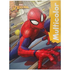 Marvel Spider-Man - kleurboek - 32 pagina's waarvan 17 kleurplaten met voorbeelden - superhelden - creatief