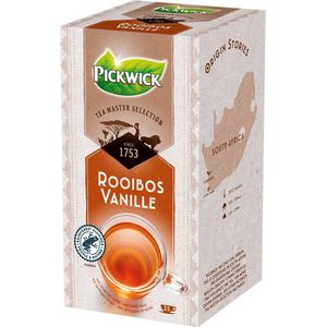 Thee pickwick master selection rooibos vanille | Pak a 25 stuk | 4 stuks