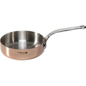 de Buyer Prima Matera Sauteuse Koper/Rvs 20cm Recht Ind.