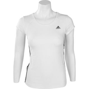 adidas Essential MF 3 Stripes Tee - Sportshirt -  Dames - Maat 42 - White;Black
