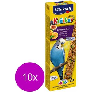 Vitakraft Parkiet Kracker - Fruit - 2 in 1 - 10 Stuks - Vogelvoer