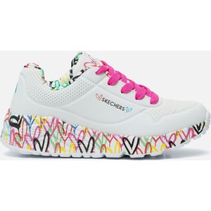 Skechers Uno Lite 314976L-WMLT, voor meisje, Wit, Sneakers,Sportschoenen, maat: 39,5
