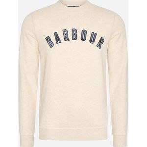 Barbour Debson crew - white marl