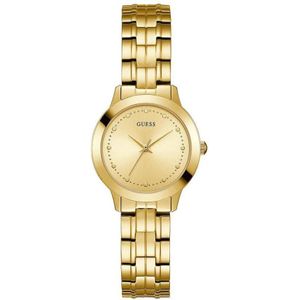 GUESS dames horloge 30 mm - Goudkleurig