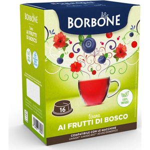 Caffè Borbone - Lavazza A Modo Mio - Bosvruchten Thee - Frutti di Bosco - 16 capsules