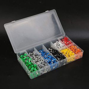 1200 Stks Voorgeïsoleerde Ferrule Crimp Tube Terminal Wire Connector - Grote Doos .