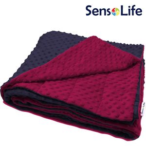 SensoLife Verzwaringsdeken voor kinderen -  5 kg - 140x200cm - Minky - Weighted blanket