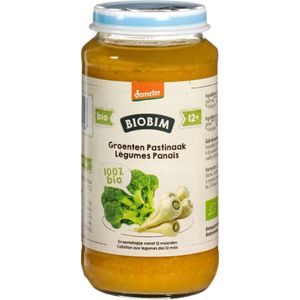 Biobim Maaltijd 12+ mnd Groenten & Pastinaak 250 gr - 6x 250 gr - Voordeelverpakking