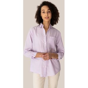 Willow - Linen blouse (light weight) Lilac / XS