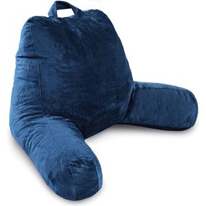 Therapeutisch leeskussen met geheugenschuim - Ideaal voor rugleuning bij lezen of gamen - 45 cm x 38 cm leeskussen
