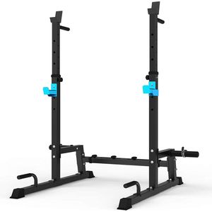 Premium multifunctioneel squat rack - Verstelbare squatrek - Power rack fitness - Fitnessbank - Gewichten - Krachttraining