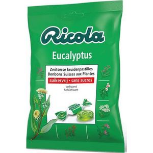 Ricola - Eucalyptus - Suikervrij - 20 x 50 gram