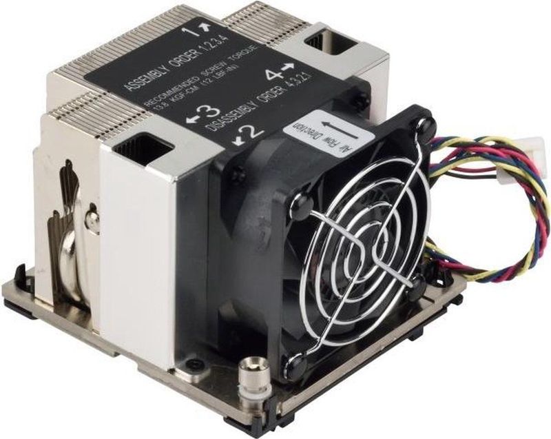 SNK-P0068AP4 - Air cooler - 6 cm - 8400 RPM - 52 dB - Black - Nickel