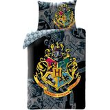 Harry Potter Dekbedovertrek, Magic - Eenpersoons - 140 x 200 cm - Katoen