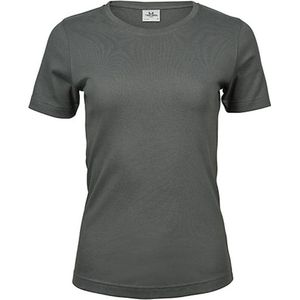 Women´s Interlock T-shirt met korte mouwen Powder Grey - L