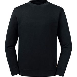 Russell Unisex Volwassenen Pure Organic Reversible Sweatshirt (Zwart)