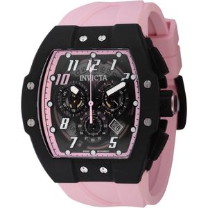 Invicta Racing 47186 Heren Horloge - Waterdicht - Analoog - Quartz Uurwerk - Titanium met zwarte Wijzerplaat -47mm