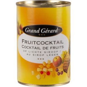 Grand Gérard Fruitcocktail op lichte siroop op siroop 6 blikken x 410 gram
