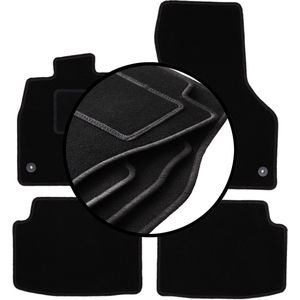 Set veloursmatten voor: Skoda Octavia III liftback, sedan, variant, stationwagen (2012-2020)