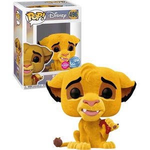 Funko Pop! Disney: The Lion King - Simba Flocked Special Edition Exclusive