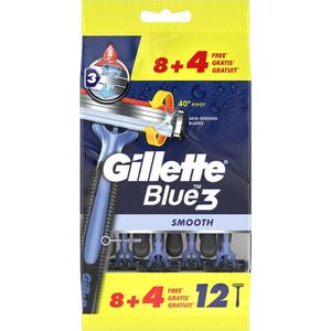 Gillette Blue3  - 8+4 Stuks - Wegwerpscheermesjes