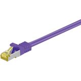 S/FTP CAT7 10 Gigabit netwerkkabel / paars - LSZH - 7,5 meter