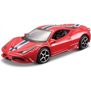 Ferrari 458 Speciale 1:43 rood/blauw/wit