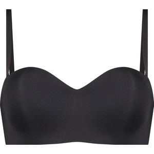 Hunkemöller Dames Lingerie Voorgevormde strapless beugel-bh Smooth - Zwart - maat E85