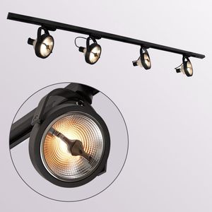 LumenXL - Railsysteem verlichting Skaly - 3 meter - Zwart - 7 spots