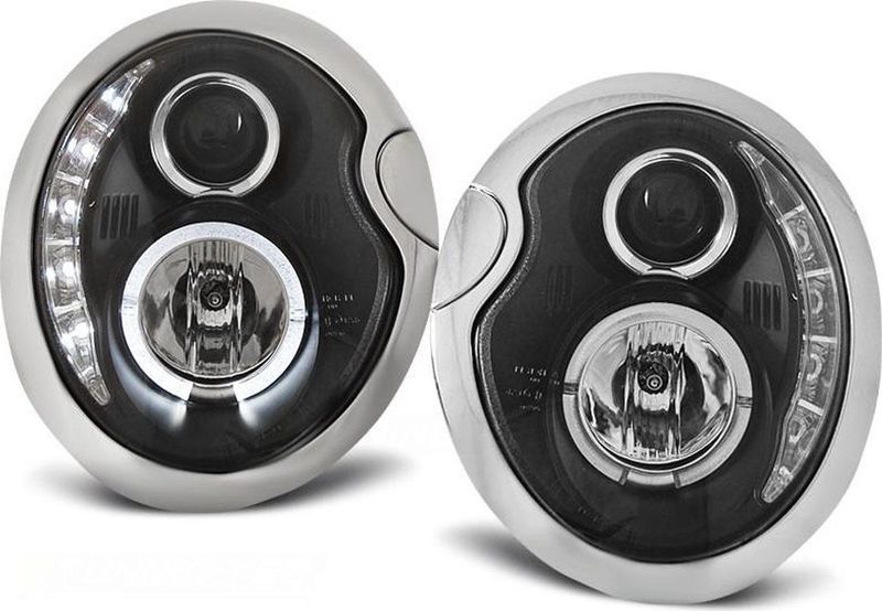 Koplampen met parkeerlicht BMW MINI (COOPER) 05 01-10 06 ZWART