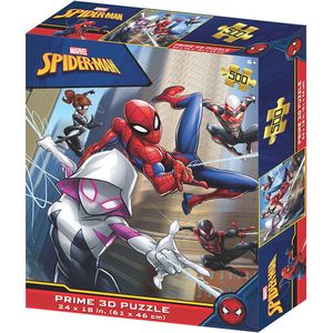 Puzzle Spiderman & Ghost  3D Image 500 pc