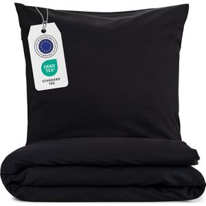 Blumtal Evolon® Dekbedovertrek met Kussensloop - Anti-Allergisch - Tegen huisstofmijt - 240 x 220 cm - 2 Kussenslopen 40 x 70 cm - Zwart