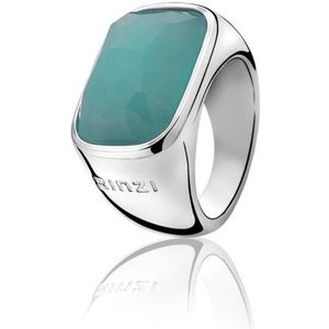 ZINZI zilveren ring turquoise ZIR675