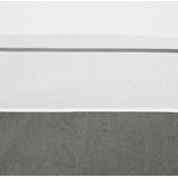 Meyco ledikant laken met bies - 100x150 cm - Grijs