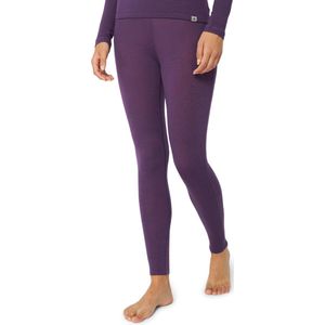 DANISH ENDURANCE Thermo Leggings voor Dames - van Merino Wol - Paars - XL