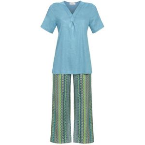 Ringella Pyjama lange broek - 299 Blue - maat 42 (42) - Dames Volwassenen - Katoen/Modal/Tencel/Viscose- 4271215-299-42